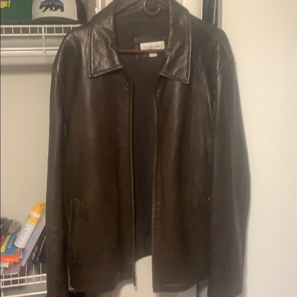 Calvin Klein Leather jacket